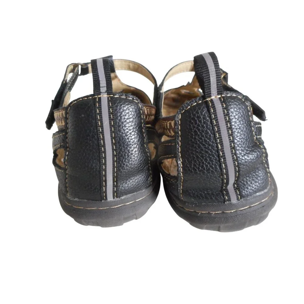 JBU Jambu Sz 9.5 Charley Strappy Sandals Vegan / Leather hook loop close Black - Picture 11 of 12
